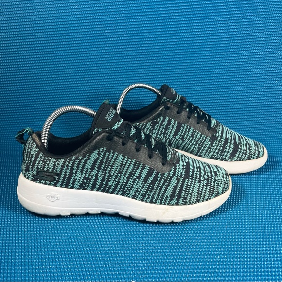 Skechers Shoes - Skechers Women's Go Walk Joy Black/Blue Shoes